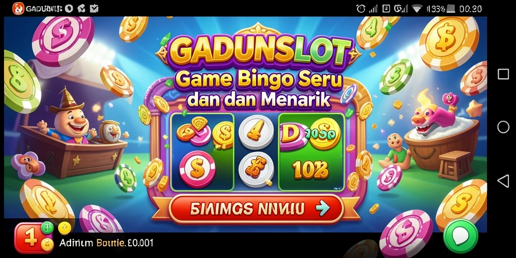Tampilan gameplay Bingo di GADUNSLOT yang mengasyikkan.