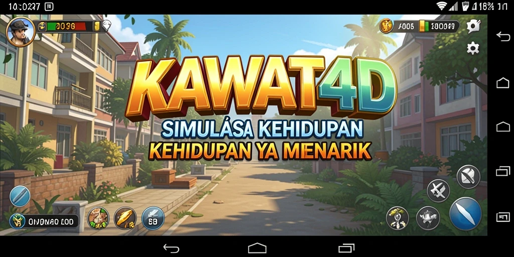 Screenshot KAWAT4D menampilkan gameplay Simulation yang kaya akan interaksi.