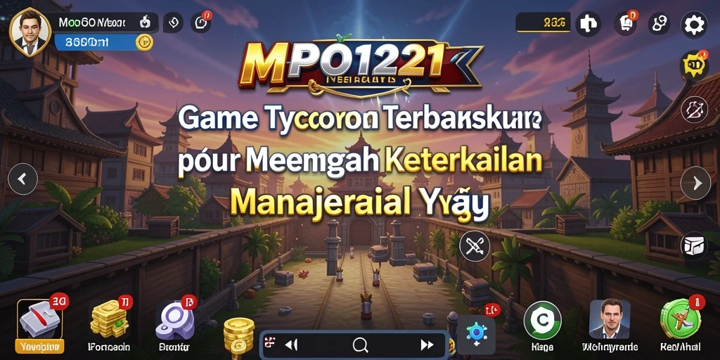 Screenshot utama gameplay <strong>MPO1221</strong> yang menunjukkan strategi manajerial yang menarik.