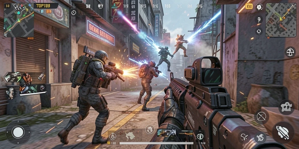 Tampilan menakjubkan dari gameplay TPS di TOPI189.